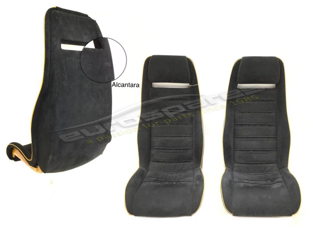 USADOS Lamborghini PAR DE ASIENTOS EN ALCANTARA. NÚMERO DE PARTE 009435014B (1)