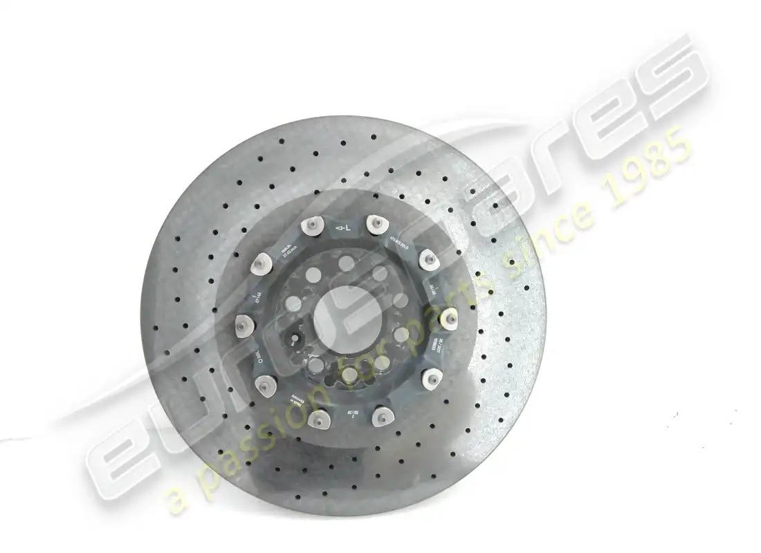 DISCO DE FRENO CERÁMICO DELANTERO IZQUIERDO USADO Lamborghini (VENTILADO). NÚMERO DE PIEZA 470615301G (1)