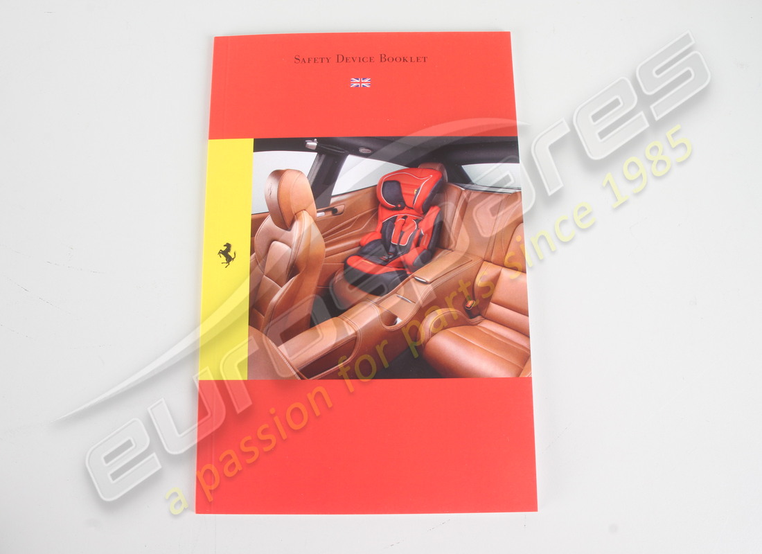 nuevo manual de seguridad ferrari. número de pieza 85178100 (1)