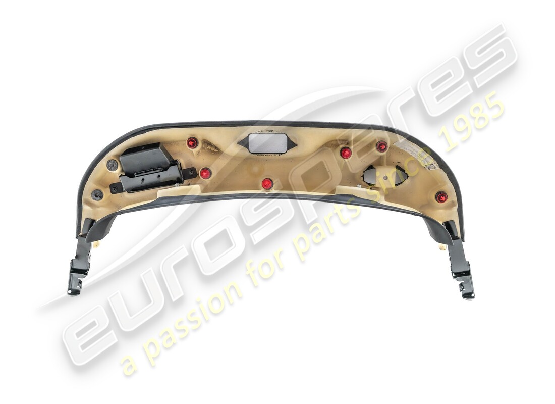 embellecedor inferior del porton trasero ferrari usado en piel negra. número de parte 85603912 (3)