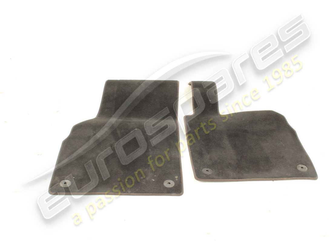 used lamborghini insert mat, front black. part number 472863691a (1)