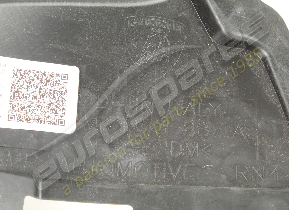 NUEVO LAMBORGHINI SPOILER DELANTERO IZQUIERDO DEL PASO DE RUEDA. NÚMERO DE PIEZA 4ML853887A (4) nuevo lamborghini spoiler delantero izquierdo del paso de rueda. número de pieza 4ml853887a (4)