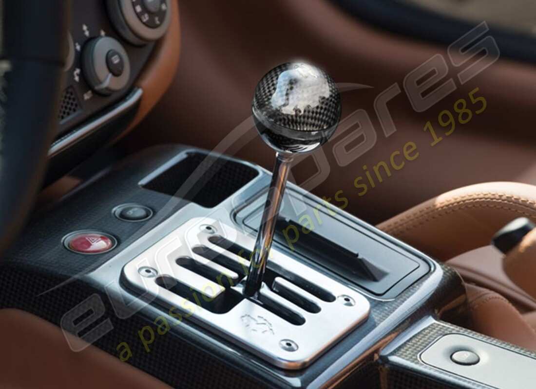nueva perilla de la palanca de cambios de fibra de carbono ferrari. número de pieza 223131 (1)