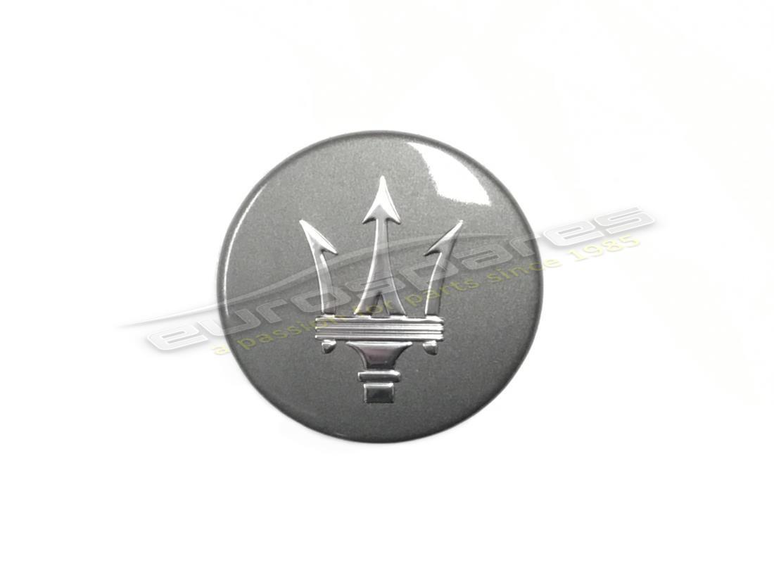 nueva insignia de rueda maserati, gris mercurio. número de parte 82330903 (1)