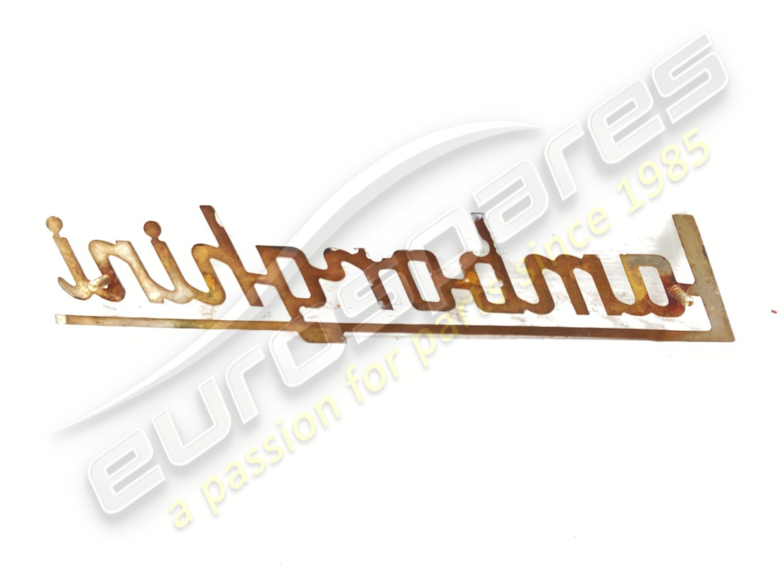 insignia de lamborghini letras usada (cromada). número de parte 006106554 (2)