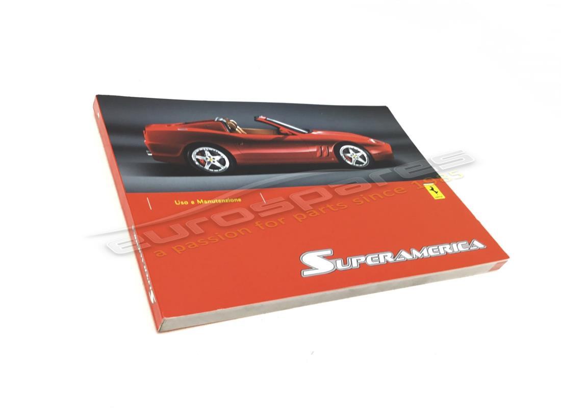 nuevo ferrari libro de instrucciones -italiano-. número de parte 69319700 (1)