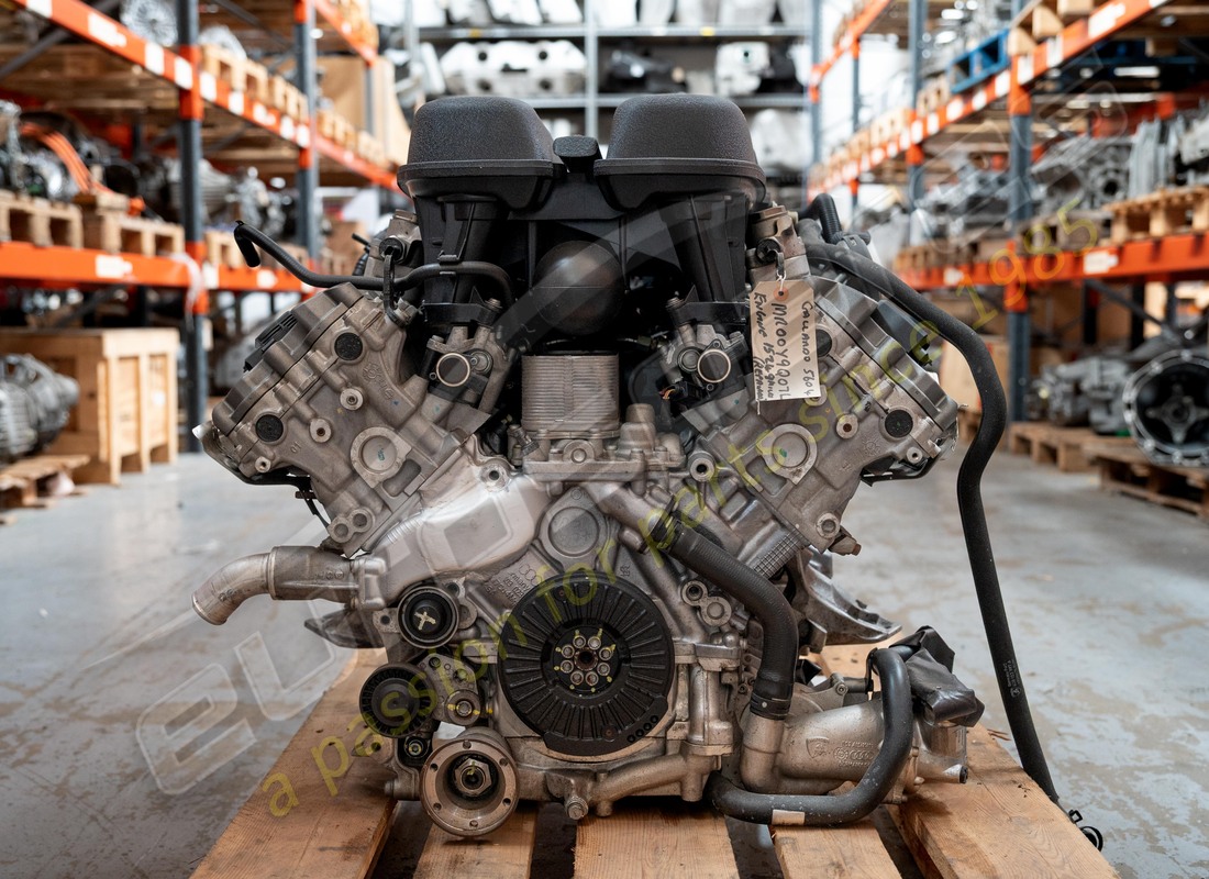 MOTOR LAMBORGHINI LP560 GALLARDO USADO. NÚMERO DE PIEZA MR00Y9Q07L (5) motor lamborghini lp560 gallardo usado. número de pieza mr00y9q07l (5)