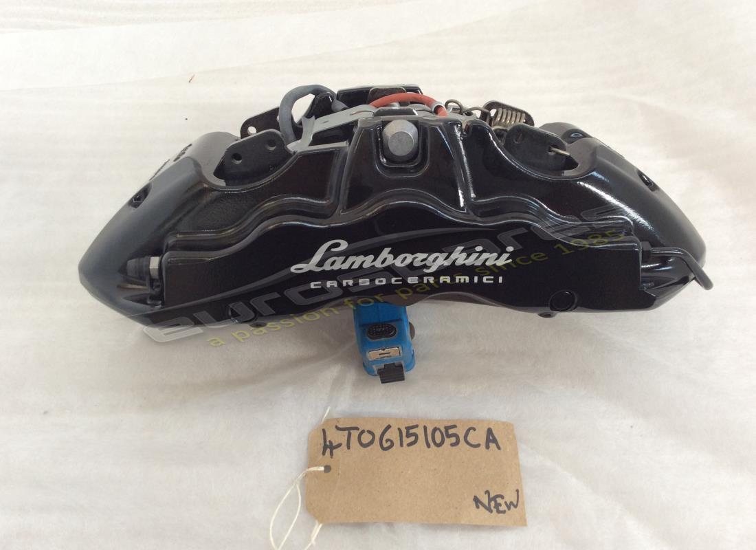 PINZA DE FRENO NUEVA Lamborghini CERÁMICA SCHWARZ. NÚMERO DE PIEZA 4T0615105CA (1)