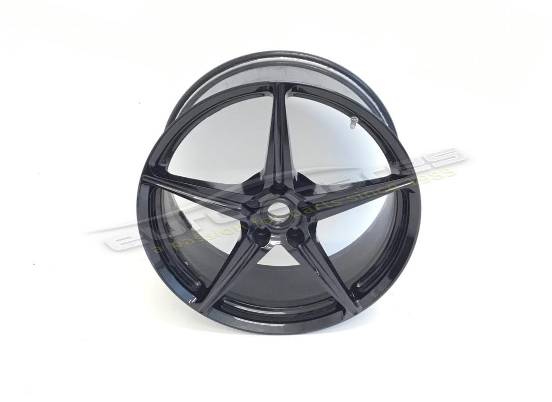 rueda trasera usada ferrari (negra forjada) 20 pulgada. número de pieza 268642a (1)
