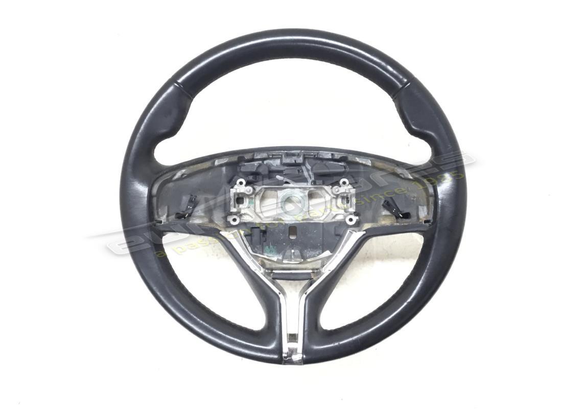 used maserati steering wheel, black. part number 670044602 (1)