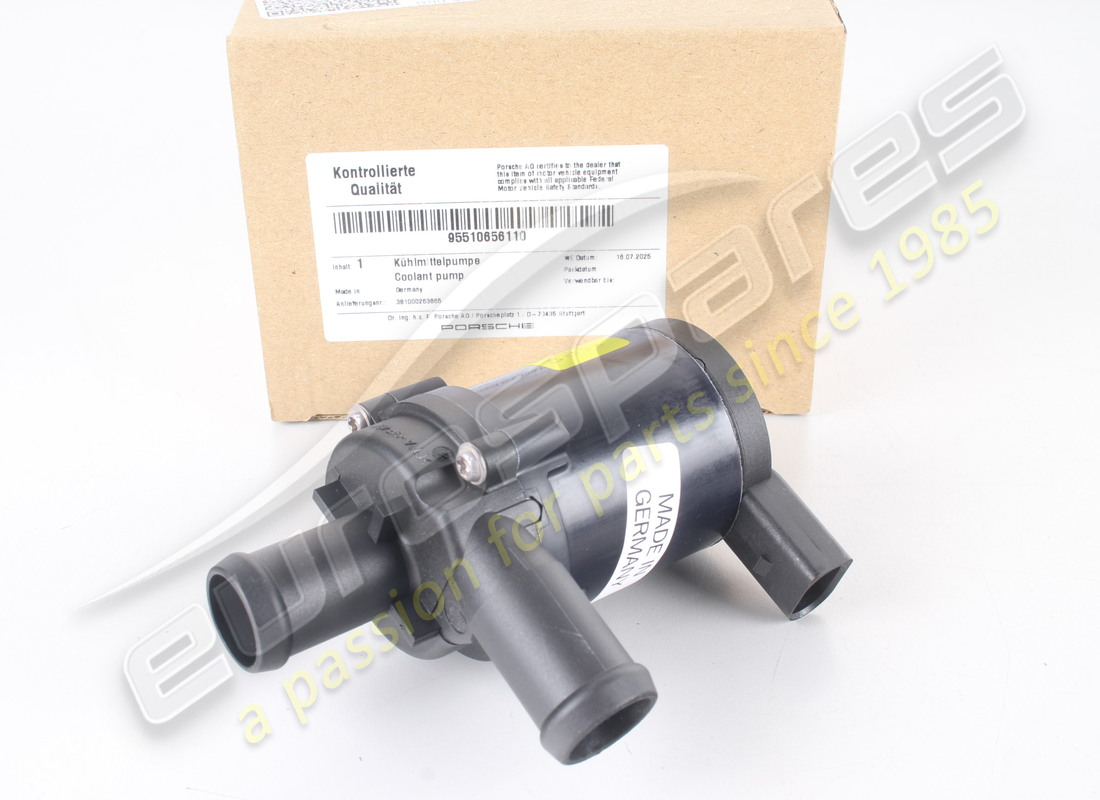 NUEVA PORSCHE BOMBA DE AGUA. NÚMERO DE PARTE 95510656110 (1) nueva porsche bomba de agua. número de parte 95510656110 (1)