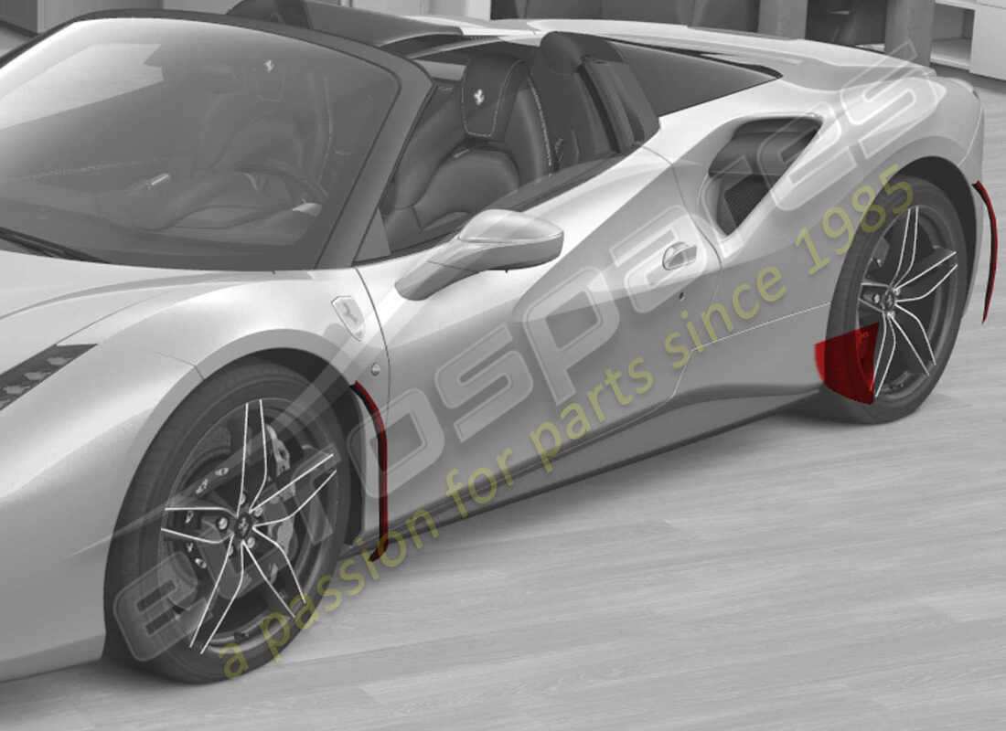 nuevo kit de película ferrari completo 488. número de pieza 70003771 (4)