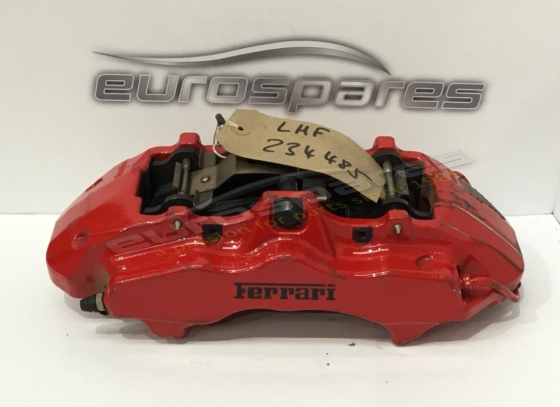UNIDAD DE PINZA DELANTERA IZQUIERDA Ferrari USADA CON PASTILLAS. NÚMERO DE PARTE 234485 (1)
