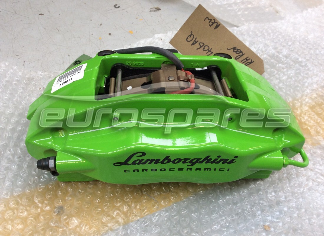 nuevo lamborghini pinza deslizante lambo gruen. número de parte 4t0615406aq (1)