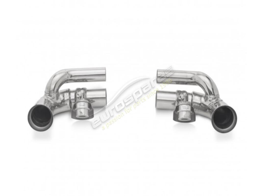 nuevo kit de escape de tubos rectos laterales tubi 997 y 991 gt3 con válvula. número de parte tspogt3c10093a (1)