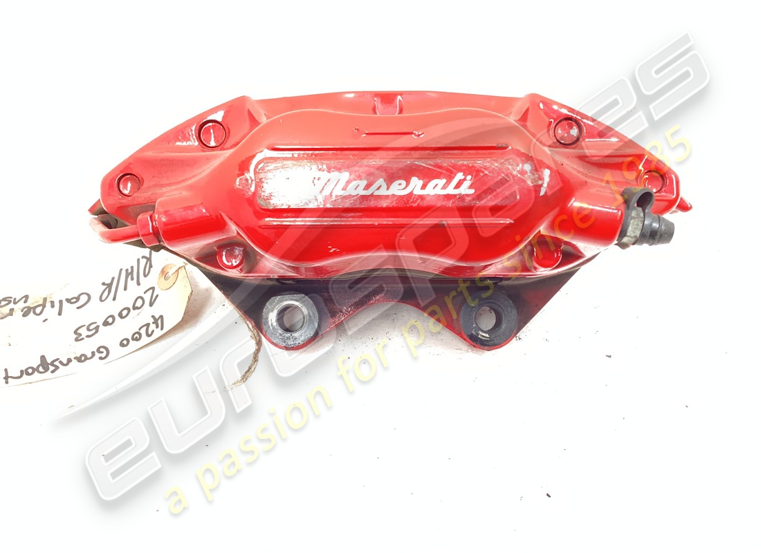 PINZA DE FRENO TRASERO Maserati DX (ROJA) USADA. NÚMERO DE PARTE 200053 (1)