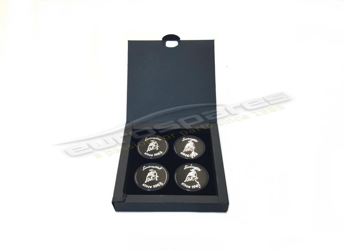 nuevo kit de insignias de rueda lamborghini, desde 1963. número de pieza 0r8340072 (1)