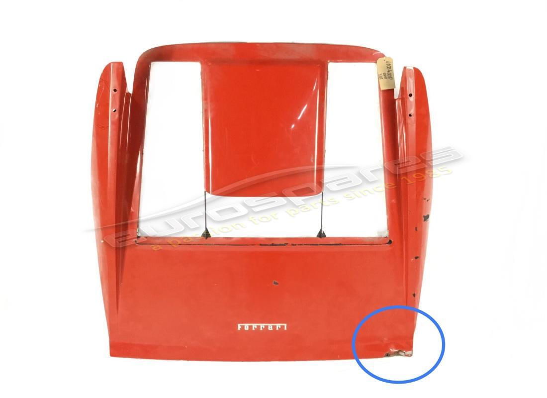 TAPA DE MOTOR TRASERA Ferrari USADA CON SPOILER. NÚMERO DE PARTE 61024000 (1)