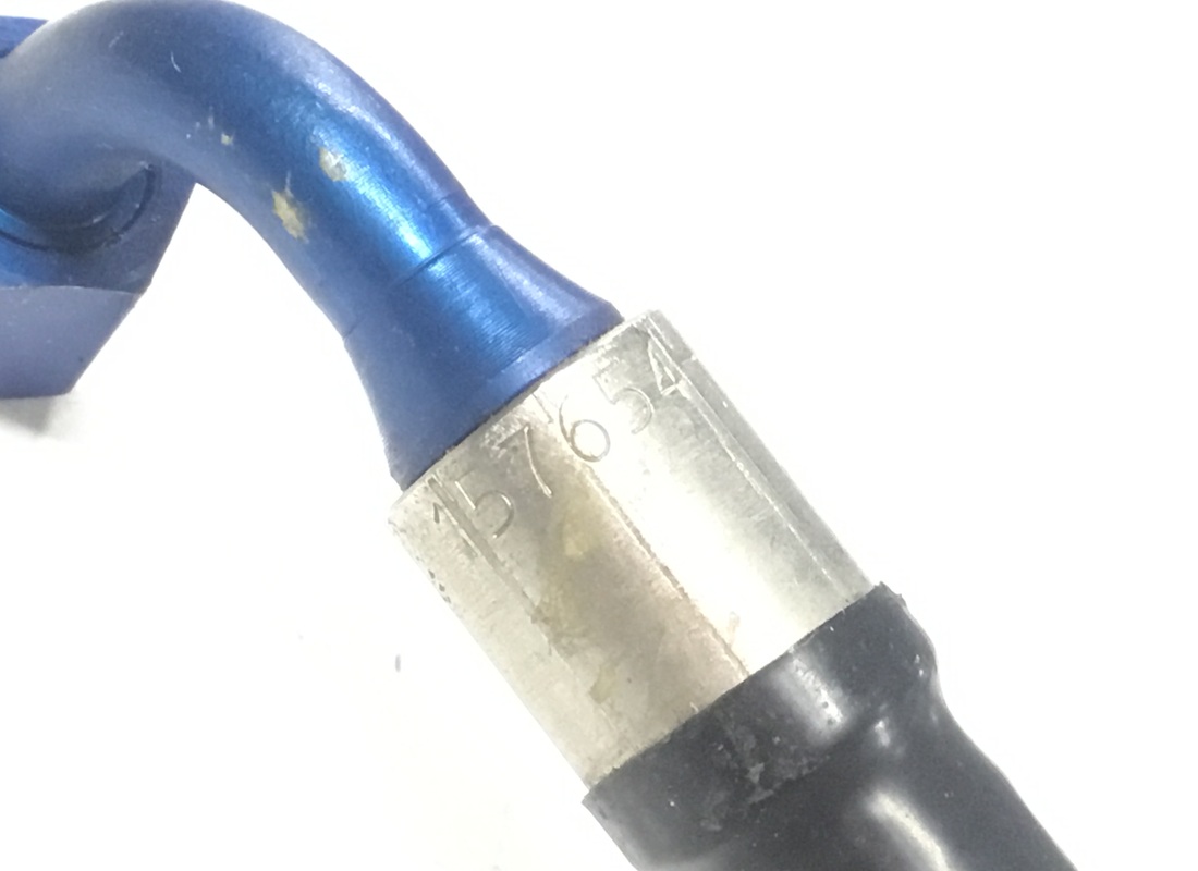 nuevo ferrari tubo de combustible de la bomba al filtro izquierdo. número de parte 157654 (4)