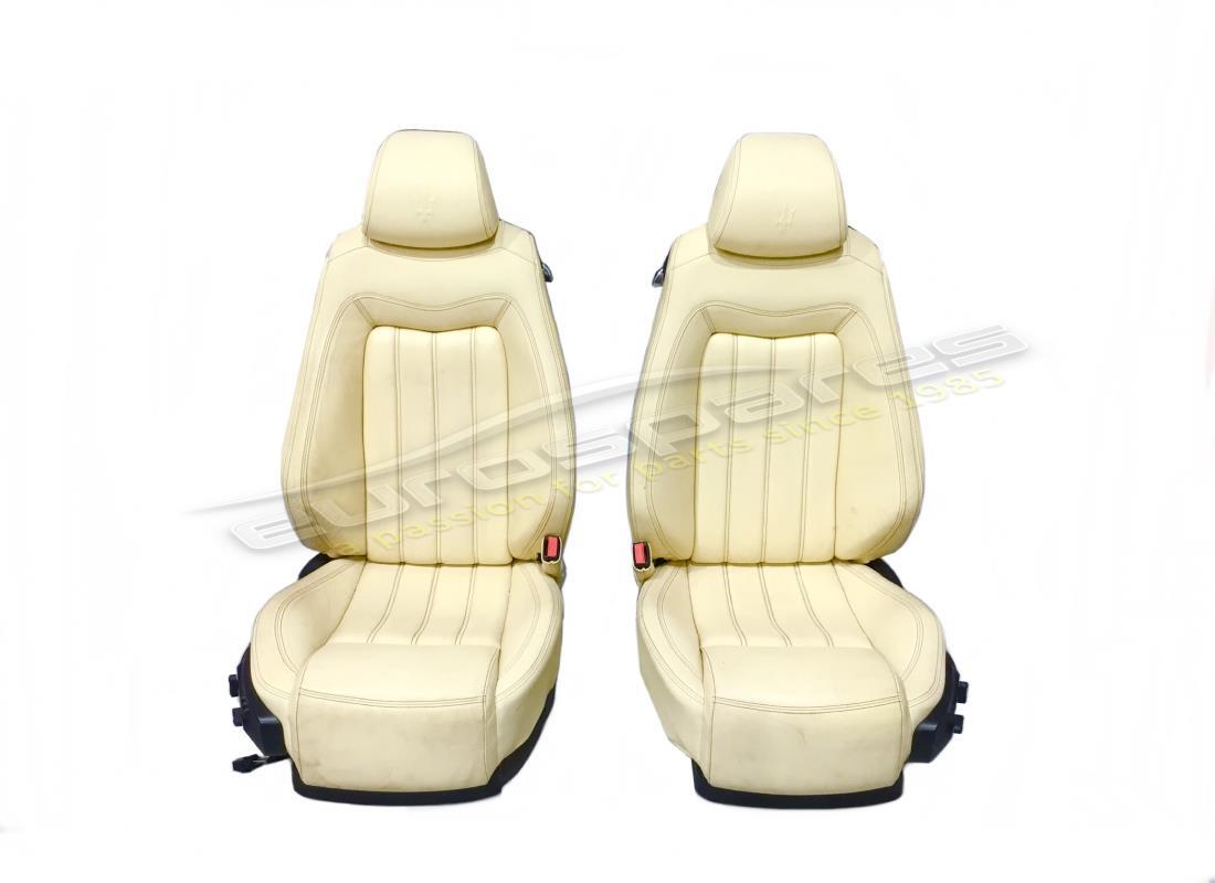 usado maserati delantero rhd seats - marfil. número de parte 968160209 (1)