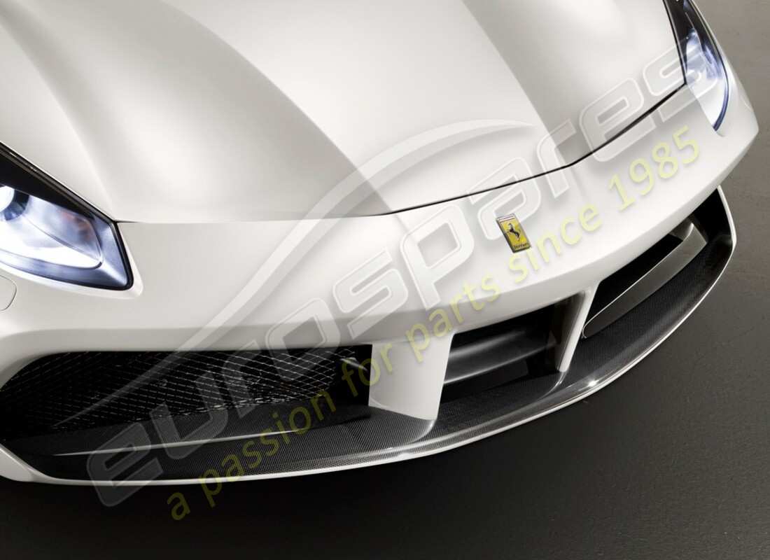 nuevo alerón delantero de fibra de carbono ferrari. número de pieza 86975110 (1)