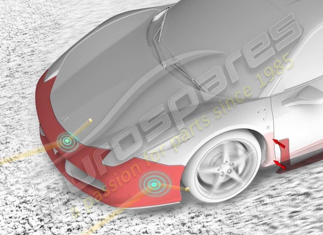 nueva película protectora antidesgastado por piedras ferrari, zonas de alto desgaste. número de pieza 70001949 (1)