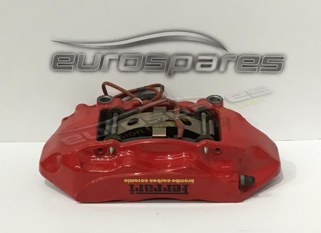 PINZA TRASERA IZQUIERDA Ferrari USADA CON PASTILLAS-ROJAS-. NÚMERO DE PARTE 261786 (1)
