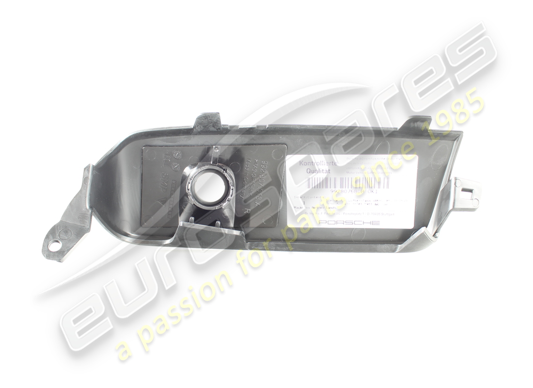 NUEVO PORSCHE EMPALME PARA ENTRADA DE AIRE NEGRO MATE. NÚMERO DE PIEZA 992807580BOK1 (2) nuevo porsche empalme para entrada de aire negro mate. número de pieza 992807580bok1 (2)