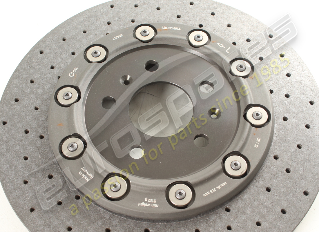 disco de freno carbonocerámico (ccp) nuevo lamborghini. número de pieza 420615601l (2)