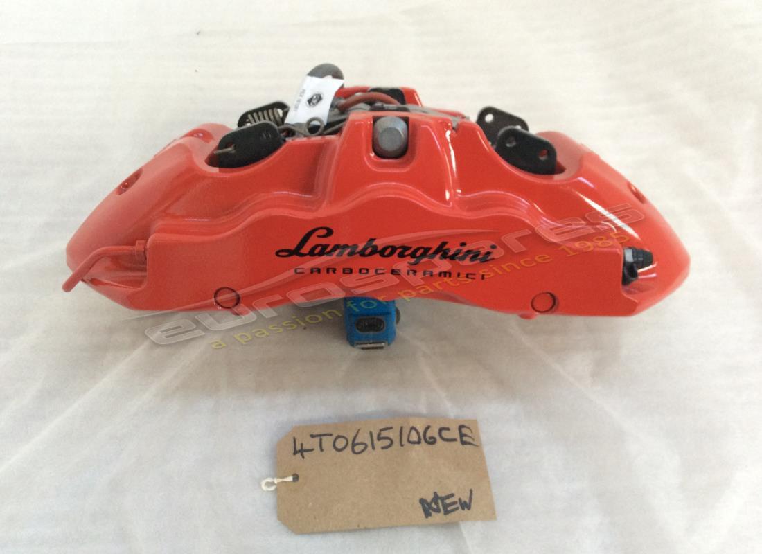nueva pinza delantera lamborghini en rojo. número de parte 4t0615106ce (1)