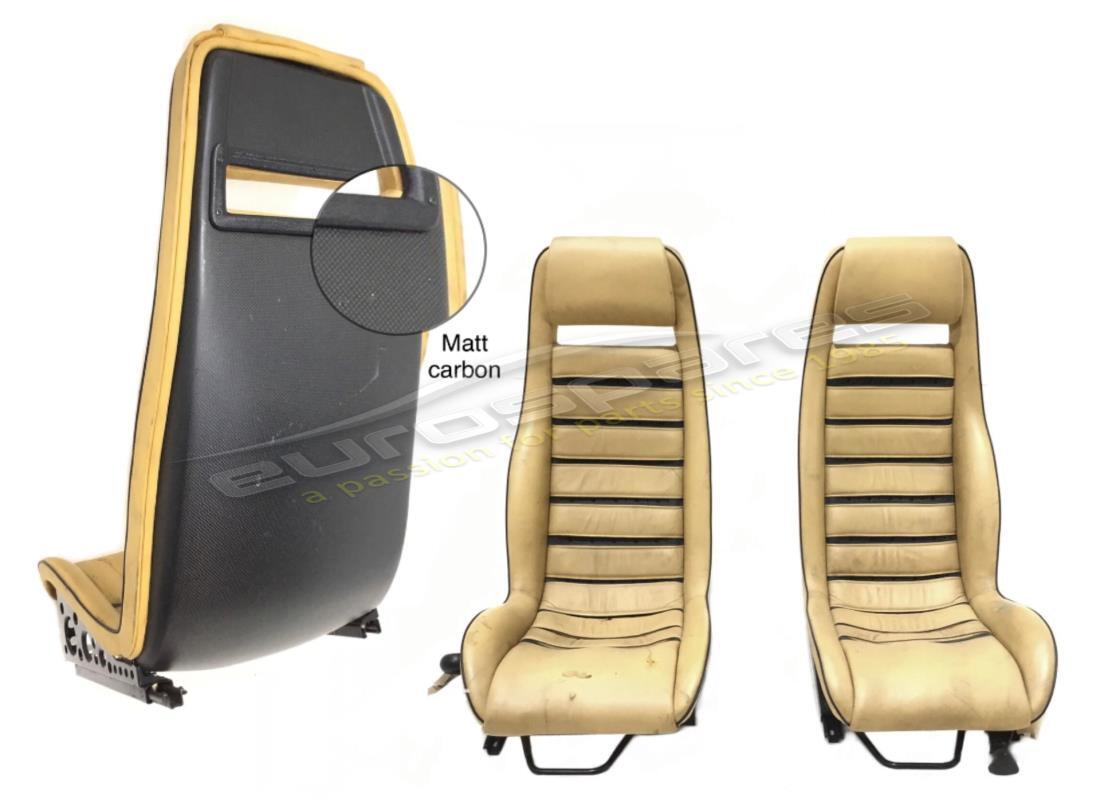 usado lamborghini se30 lhd seats (par). número de parte 009435014a (1)