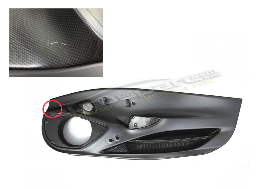 SUBESTRUCTURA DEL PANEL DE PUERTA INFERIOR DERECHO Ferrari USADO. NÚMERO DE PARTE 798337 (1)