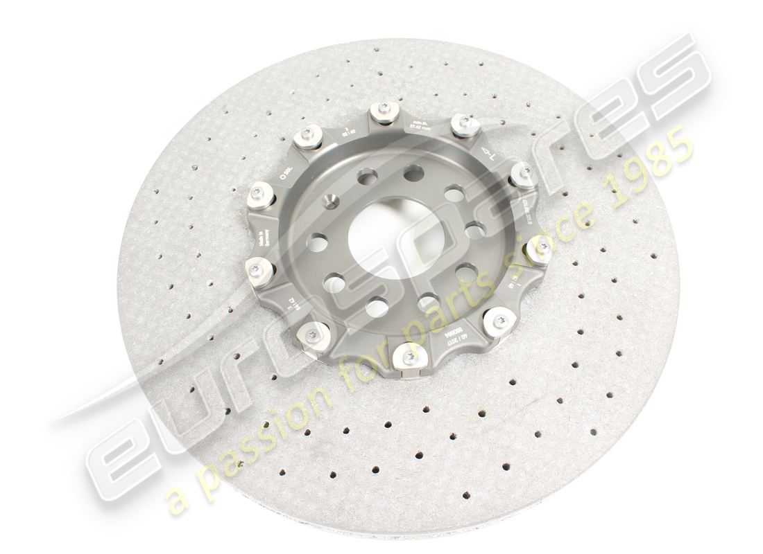 NUEVO Lamborghini DISCO DE FRENO CERÁMICO DELANTERO IZQUIERDO (VENTILADO). NÚMERO DE PIEZA 470615301G (1)
