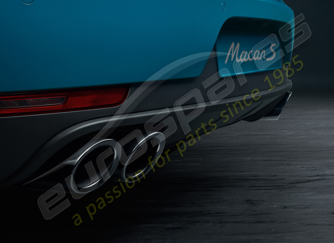 nuevo porsche deportivo tubos de escape. número de pieza 95b044205a (1)