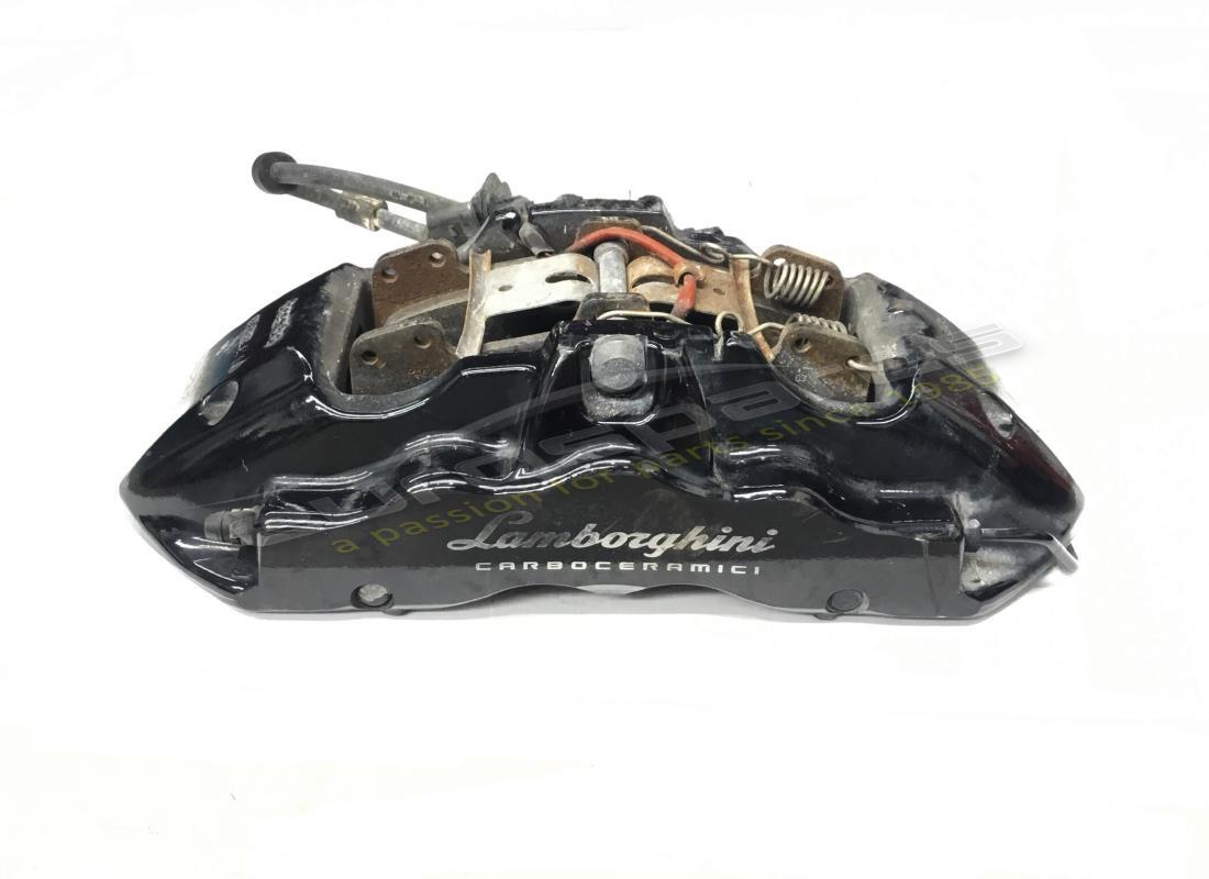 pinza de freno lamborghini ccb negra usada. número de pieza 4t0615105 (1)