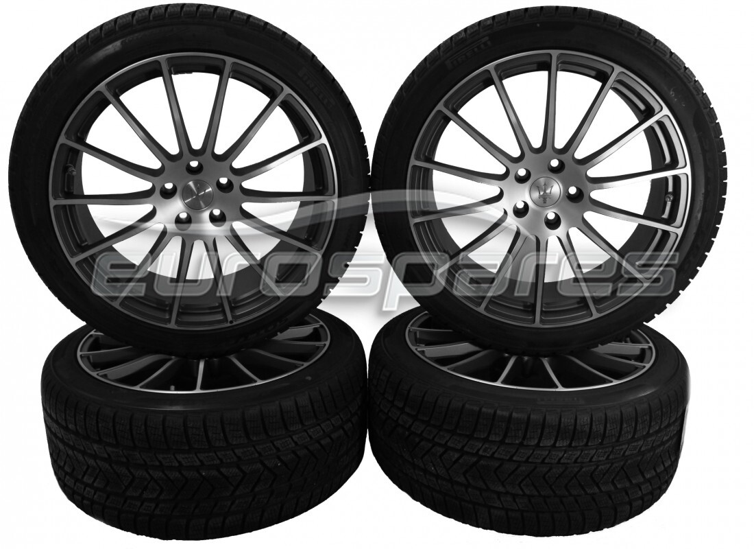 nuevas ruedas maserati 20'' con neumáticos (antracita) m156. número de parte 980156300a (1)