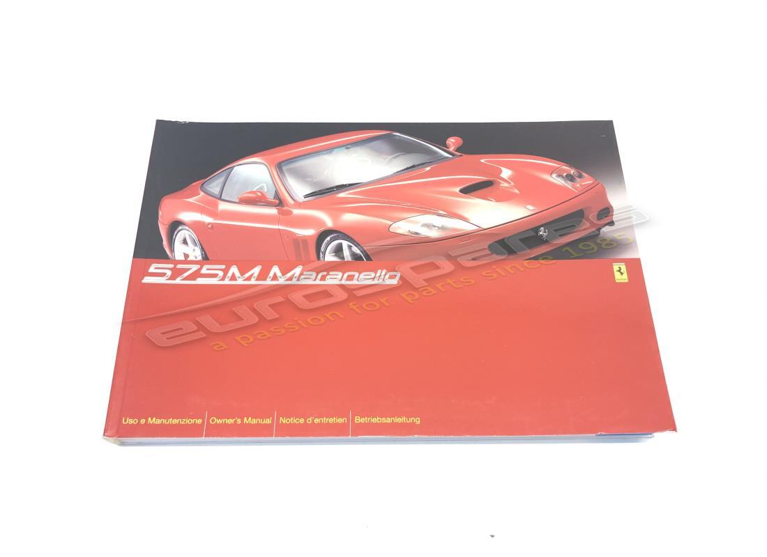 nuevo ferrari manual del propietario 575m. número de pieza 66654600 (1)