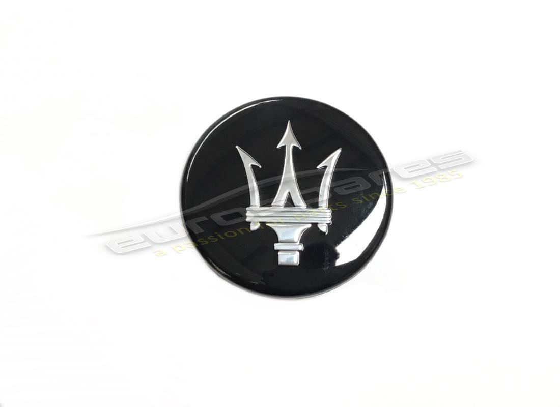 nueva insignia de rueda maserati negro brillante. número de parte 82330905 (1)