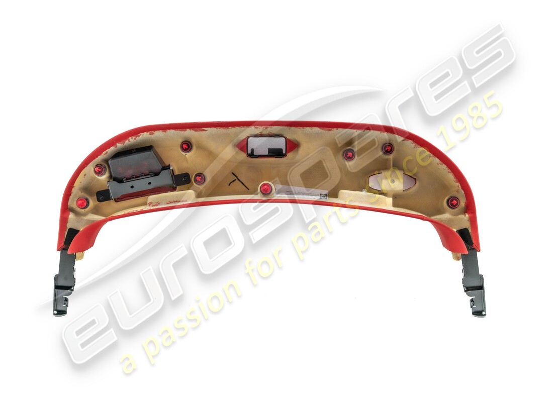 embellecedor inferior del porton trasero ferrari usado en piel negra. número de parte 85603912 (3)