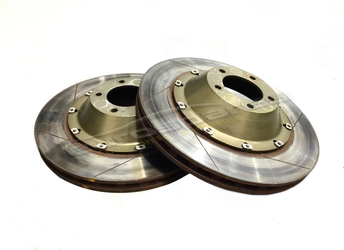 DISCOS TRASEROS DE COMPETENCIA Ferrari USADOS. NÚMERO DE PARTE 70000603A (1)