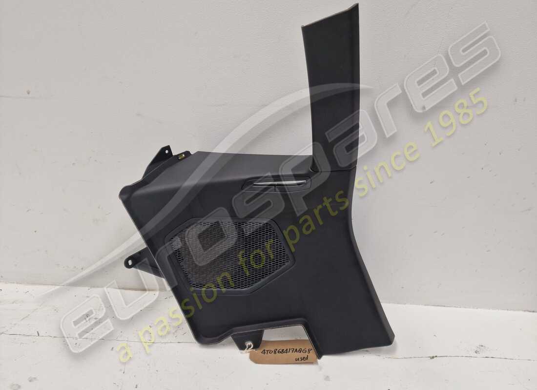 EMBELLECEDOR Lamborghini USADO, PILAR B DERECHO, ARTE NEGRO. CUERO . NÚMERO DE PIEZA 4T0868418AQG8 (1)
