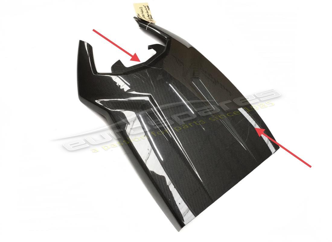 ALFOMBRA DE RESPALDO DERECHO Lamborghini USADA. NÚMERO DE PIEZA 470881464D (1)