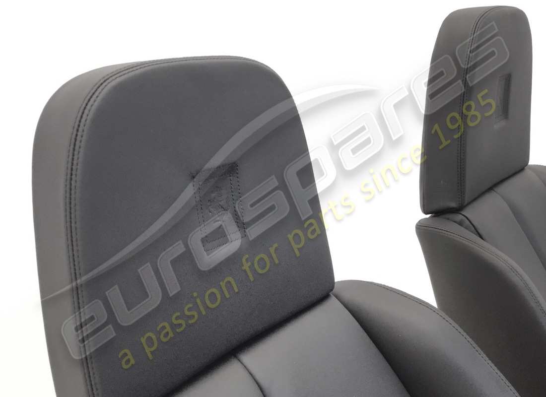 reacondicionado eurospares par negro seats (testarossa). número de parte eap1227215 (6)