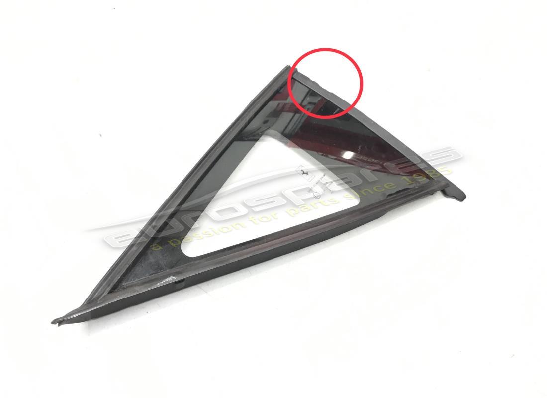 VENTANA LEXAN TRASERA DERECHA COMPLETA Ferrari USADA. NÚMERO DE PARTE 816114 (1)