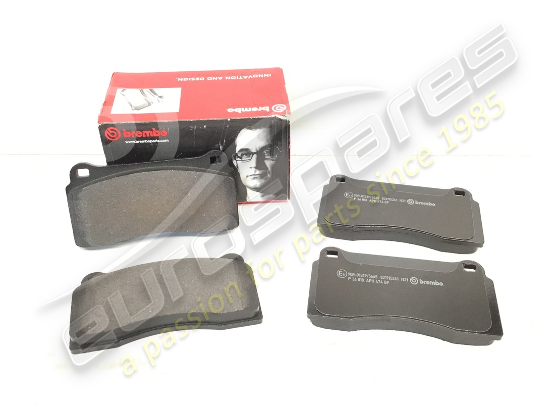 nuevo eurospares juego de almohadillas delanteras (brembo). número de parte 148983a (1)