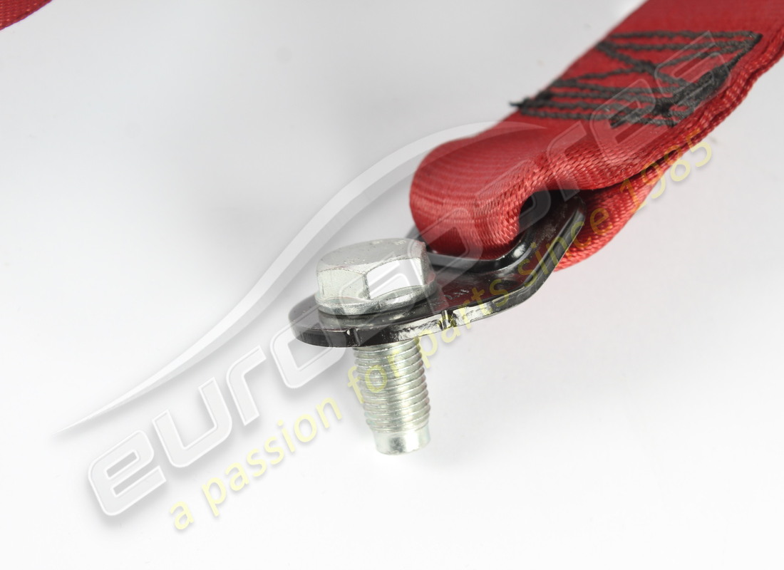 kit de cinturones de seguridad lamborghini rosso alala usado. número de parte 900000375 (3)