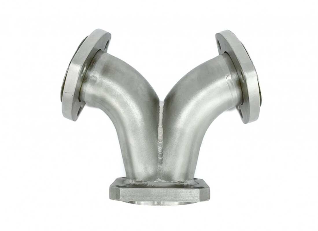 nuevos cabezales inconel tubi f40 en 1 para wastegate. número de pieza 01019112660 (1)