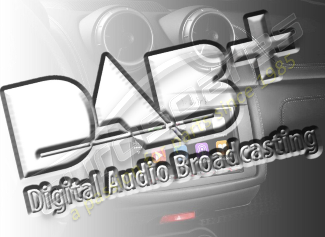 nuevo kit de antena de radio dab ferrari. número de pieza 70004427 (1)