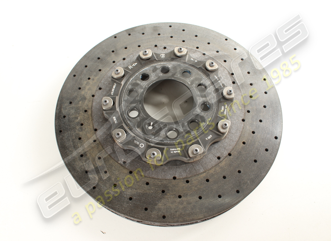 usado lamborghini disco de freno cerámico (ventilado) número de pieza 470615602f