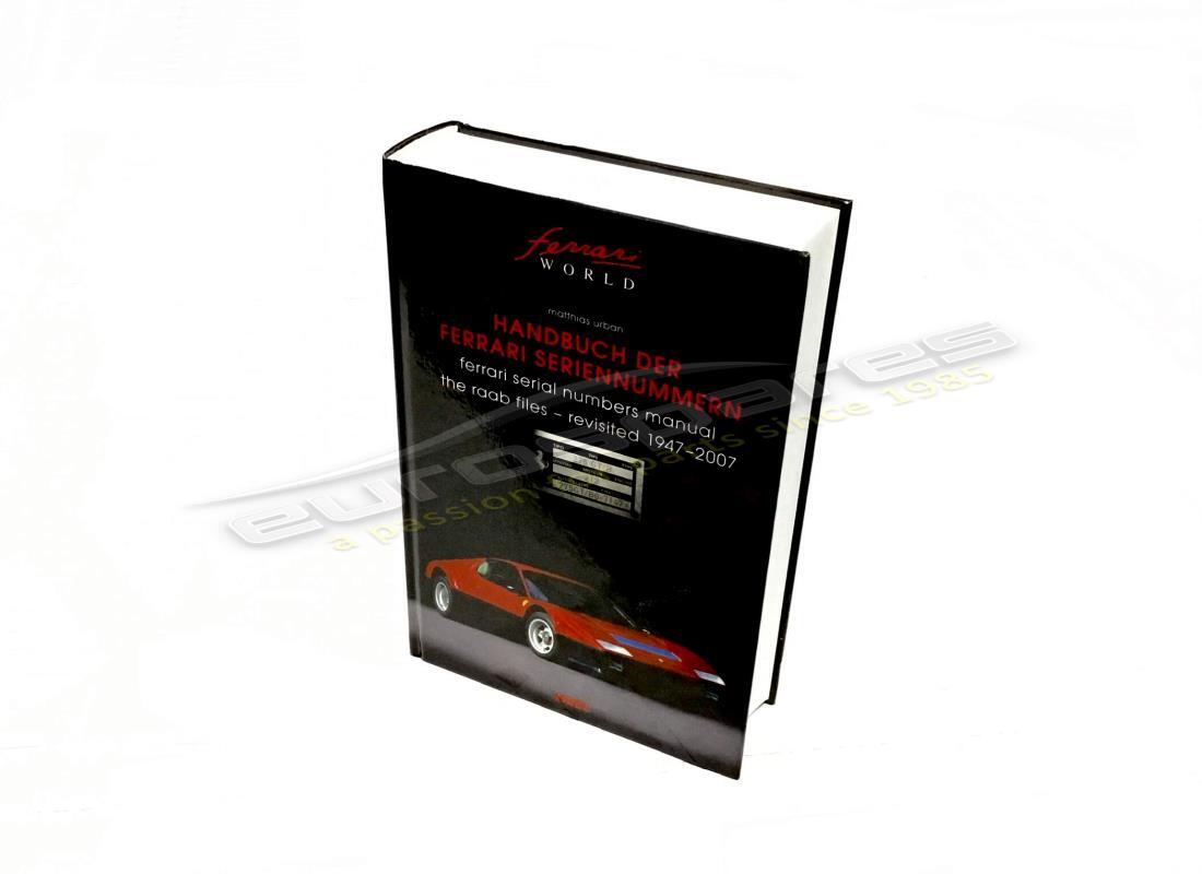 nuevo libro de lista de números de chasis ferrari. número de parte mc602255 (1)